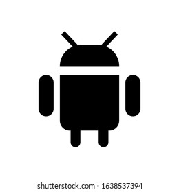 Android Operating System Glyph Vector Icon - Ui Icon Vector