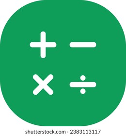 Resumen del logotipo de la calculadora de teléfonos Android