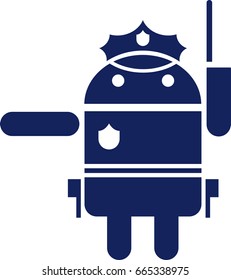 Android policeman icon