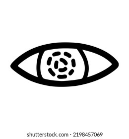 android robot circle eye lineart vector illustration icon design with doodle hand drawn style