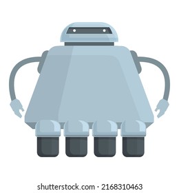 Android robot icon cartoon vector. Cute character. Toy future