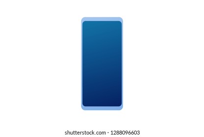 android smartphone isolated white background vector design illustration