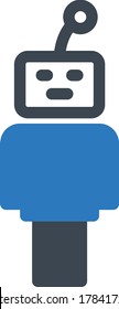 android vector glyph color icon 