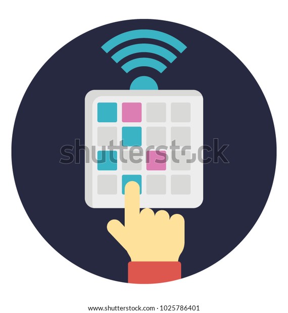 Android Wifi Bluetooth Smartwatch Wifi Watch Stock Vector Royalty Free