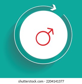 Andrology Treatment Recovery Plan Icon Vector Design