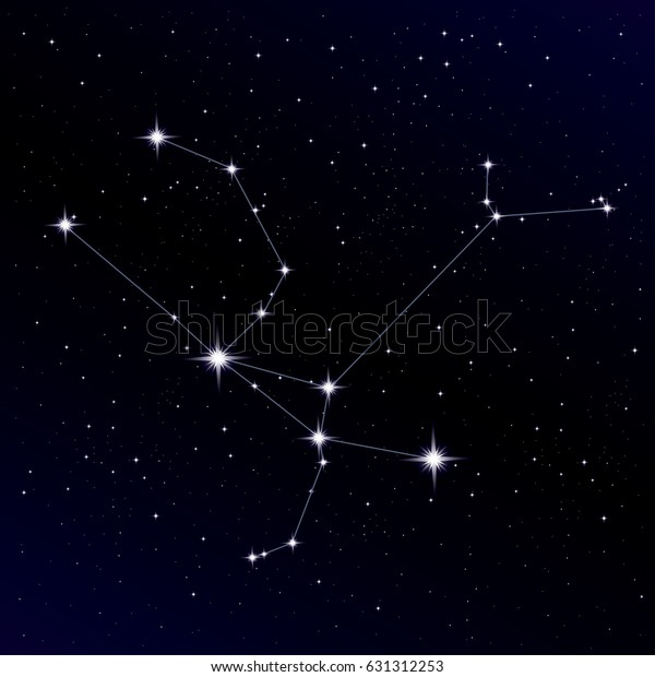 Andromeda Constellation Stock Vector (Royalty Free) 631312253 ...