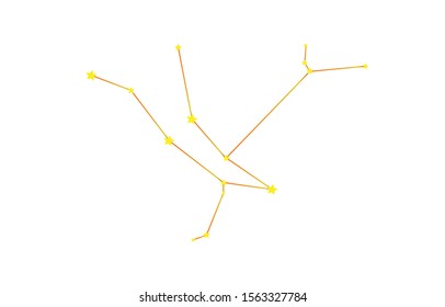 Andromeda Star Group Vector Illustration