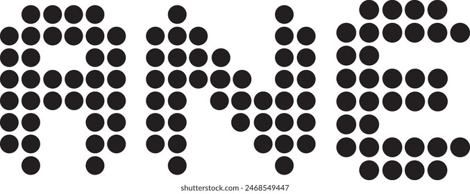 ANE Dot logo diseño, icono, símbolo, archivo de Vector