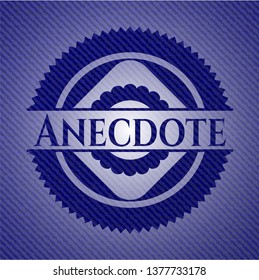 Anecdote jean background