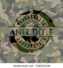 Anecdote on camo pattern