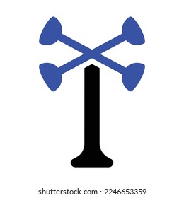 Icono De Anemómetro En Estilo Dualtone