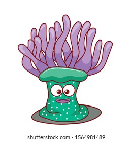 anemone clip art vector illustration sea animal