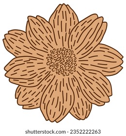 Anemone flower line vintage. Vector illustration with flower theme. Suitable for wedding invitation, aesthetic decoration, social media post, banner, promotion, advertising, etc.