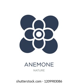 Anemone icon. Trendy flat vector Anemone icon on white background from nature collection, vector illustration can be use for web and mobile, eps10