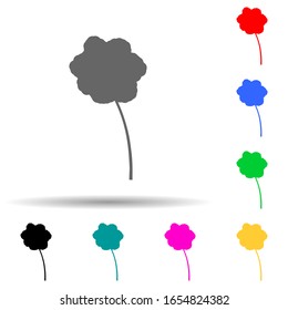 anemone multi color style icon. Simple glyph, flat vector of plants icons for ui and ux, website or mobile application