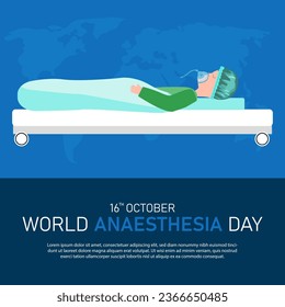 El Día de la Anestesia, también conocido como Día Mundial de la Anestesia, conmemora el aniversario de la primera demostración exitosa de anestesia.