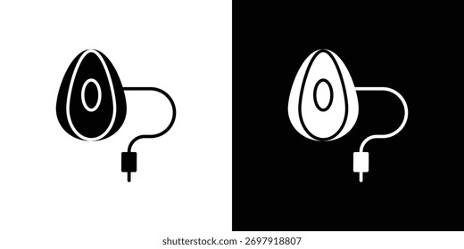 Concepto de icono de anestesia. icono de silueta.