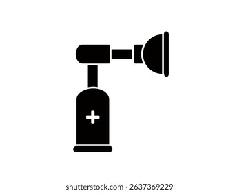 Anesthesia icon isolated on white background.