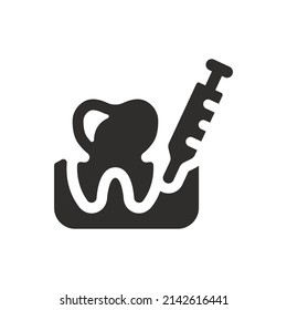 Anesthesia icon on white background