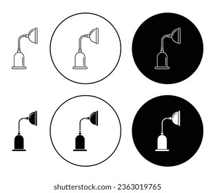 anesthesia icon set in black filled and outlined style. suitable for UI designs