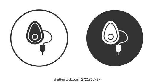 Anesthesia icon silhouette shape graphic simple plain clipart symbols