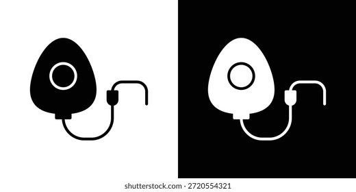 Icono de anestesia. Pictograma simple de alta calidad. Estilo sólido moderno