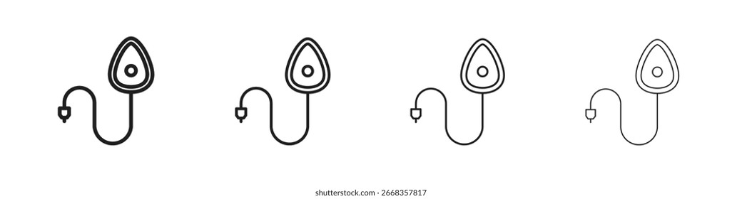 Anesthesia icon symbols collection. Vector EPS 10