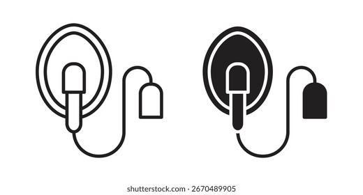Ícone de anestesia vetor, sinal e símbolo para elementos de design, site ou apps.