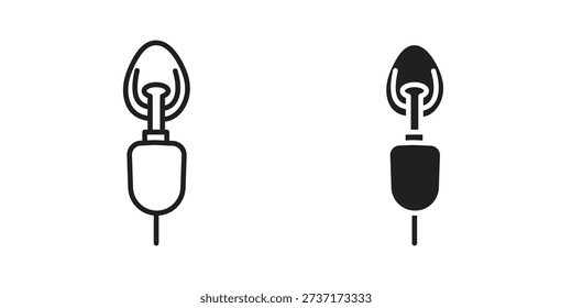 Anesthesia icon for web designs. editable pictogram.