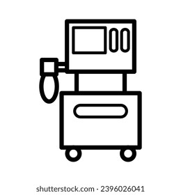 Anesthesia machine icon royalty free vector design illustration