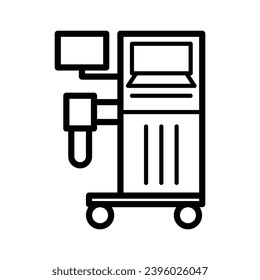 Anesthesia machine icon royalty free vector design illustration