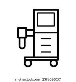 Anesthesia machine icon royalty free vector design illustration