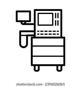 Anesthesia machine icon royalty free vector design illustration