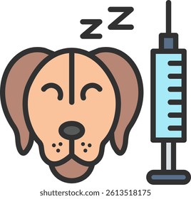 Anesthesia Outline Filled Style Icon