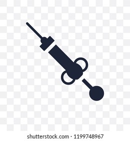 Anesthesia transparent icon. Anesthesia symbol design from Dentist collection. Simple element vector illustration on transparent background.