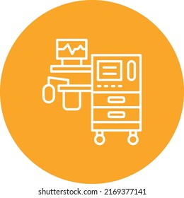 Anesthesia vector icon. Can be used for printing, mobile and web applications.