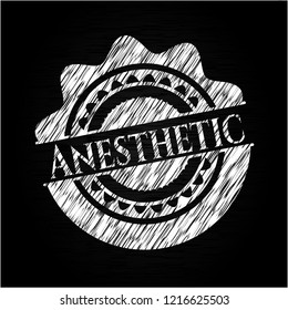 Anesthetic chalk emblem