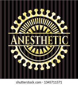 Anesthetic gold emblem or badge