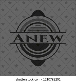 Anew dark icon or emblem