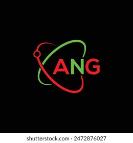 ANG letter creative logo design icon