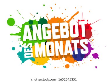 Angebot des Monats in deutscher Sprache