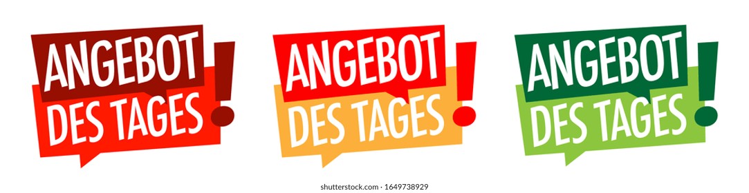 Angebot des Tages in deutscher Sprache