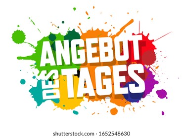 Angebot des Tages in deutscher Sprache