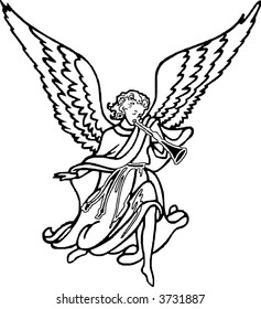 925 Angel With Flute Images, Stock Photos & Vectors | Shutterstock