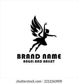 Angel Ballet logo with Wing symbol.
