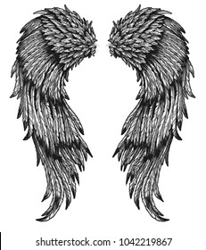 angel baroque wings