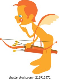 angel with bow and arrow
