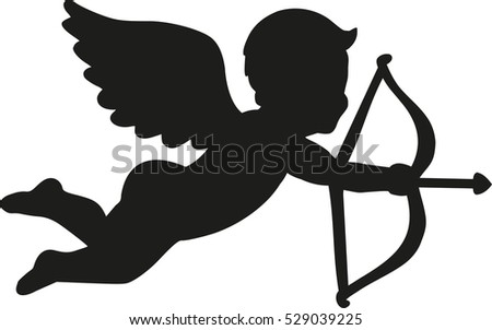 Angel with bow and arrow - amor