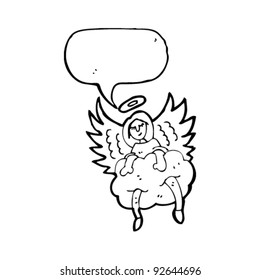 caricatura de ángel