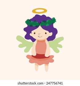 angel cartoon design 